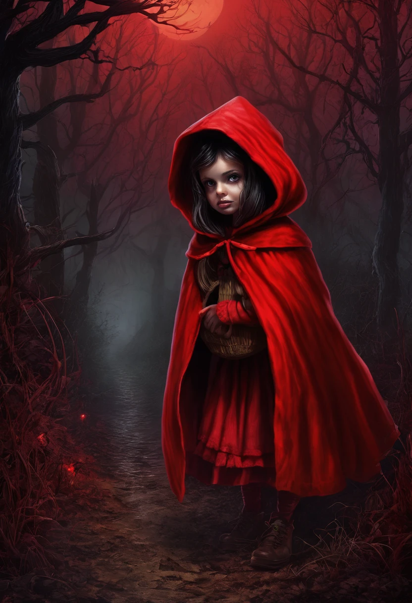 Little red rding hood  horror nightmear 