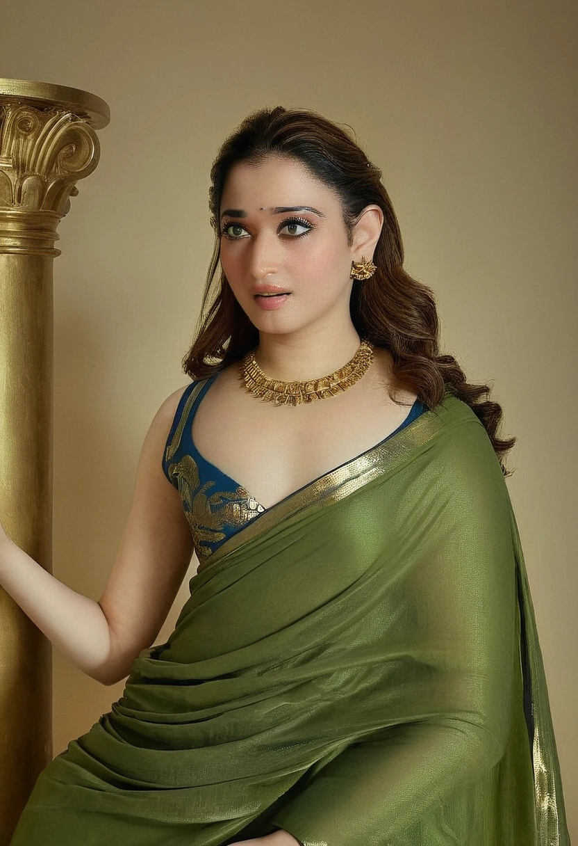 Tamanna Bhatia, Masterpiece, full body portrait, Bahubali theme, low poly background theme, ancient, Best quality, high clarity eyes, beautifully styled hair, critically flawless,sharp picture, Full portrait, High pixels, perfect face, perfect eyes, beautiful face, perfect hands,perfect fingers, in Peter Paul Rubens style, by Peter Paul Rubens, baroque style, acrylic on canvas, highly detailed, description: "Create a nymph inspired by the tales of Greek or Roman mythology, embodying the essence of a natural element or location, and possessing a unique ability or trait that sets her apart."