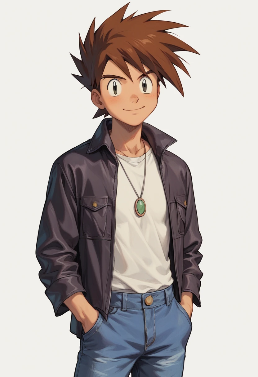 gary oak wearing sinnohoutfit