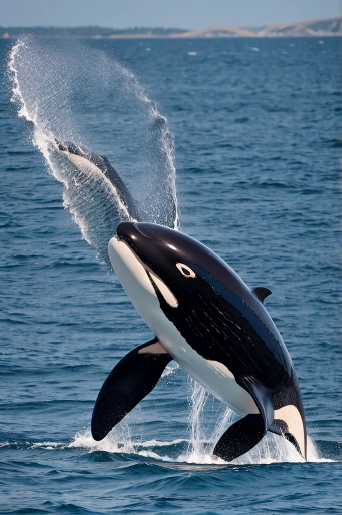Cute killer whale