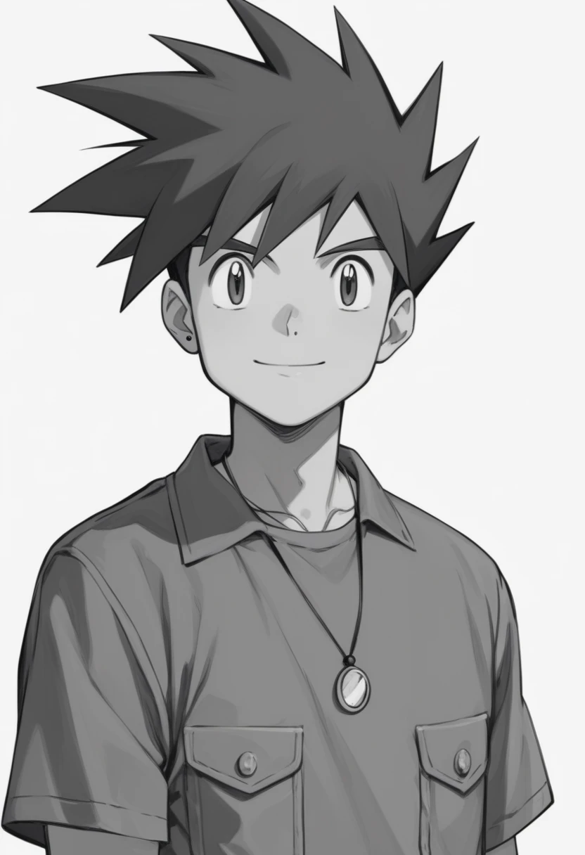 gary oak wearing sinnohoutfit
