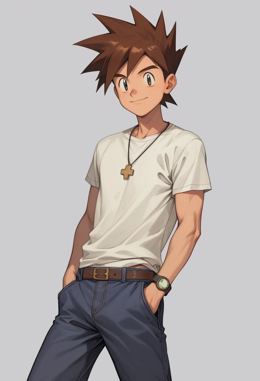 gary oak wearing sinnohoutfit