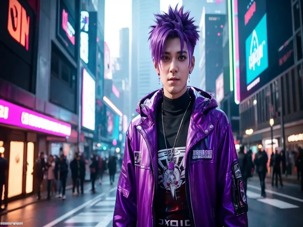 Purple-haired guy brings you the best moments from the stream and social media reactions. Cyberpunk style