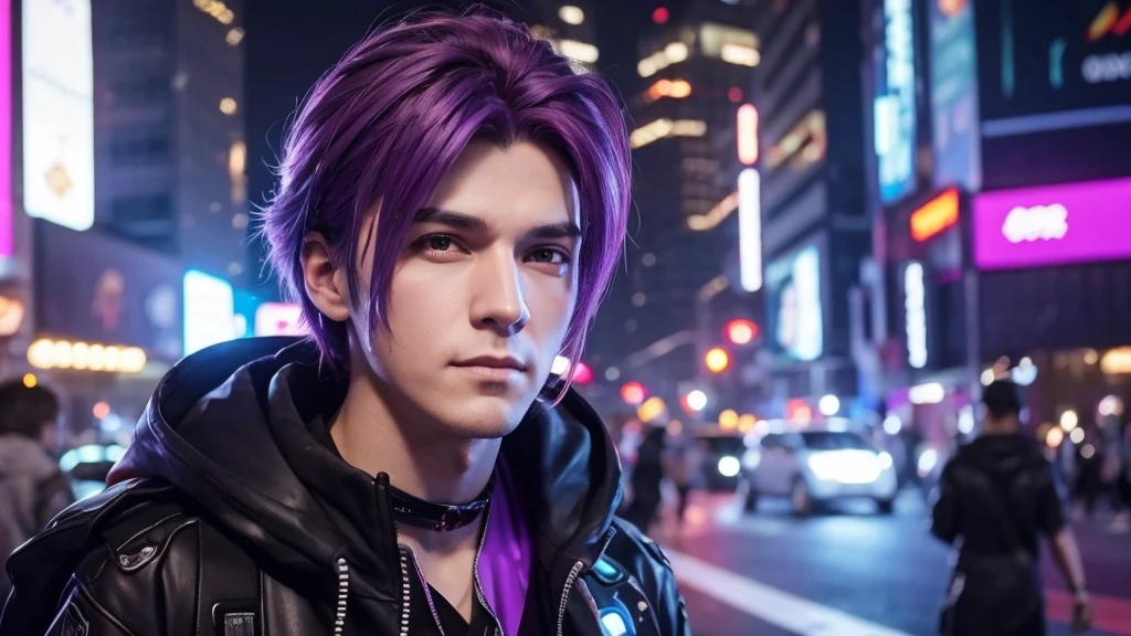 Purple-haired guy brings you the best moments from the stream and social media reactions. Cyberpunk style