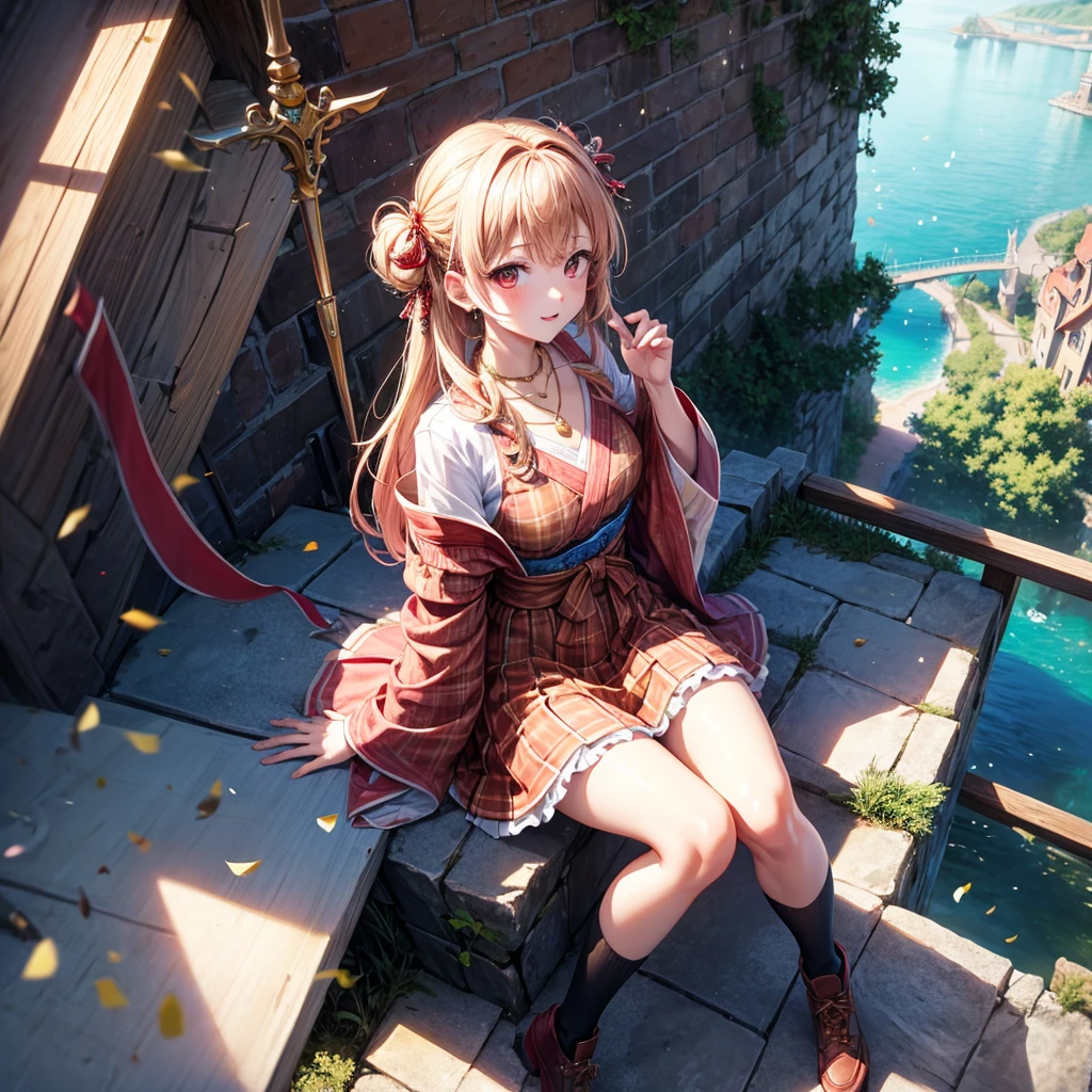 masterpiece, Highest quality, alone,One girl,View your viewers,Outdoor,Anime Style,
Flash Sarah,boots,