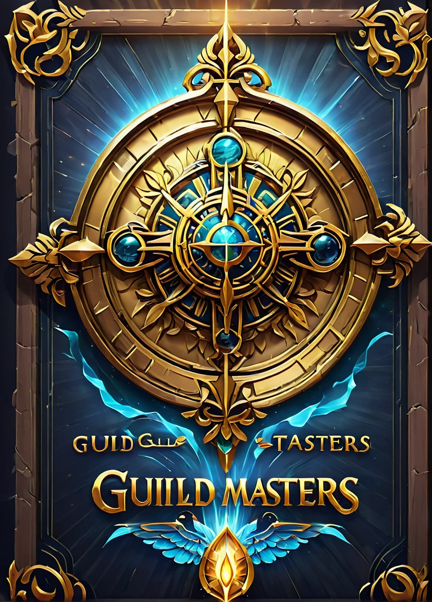 Guild Masters, logo, fantasy gold