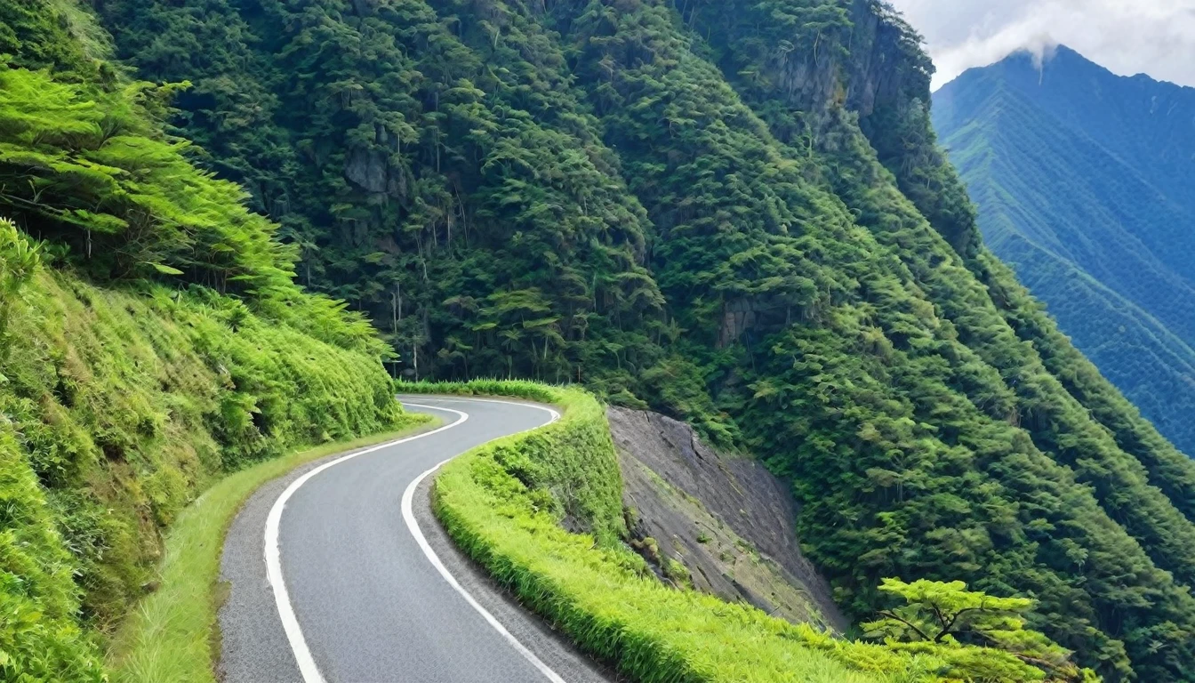 Mountain road、
