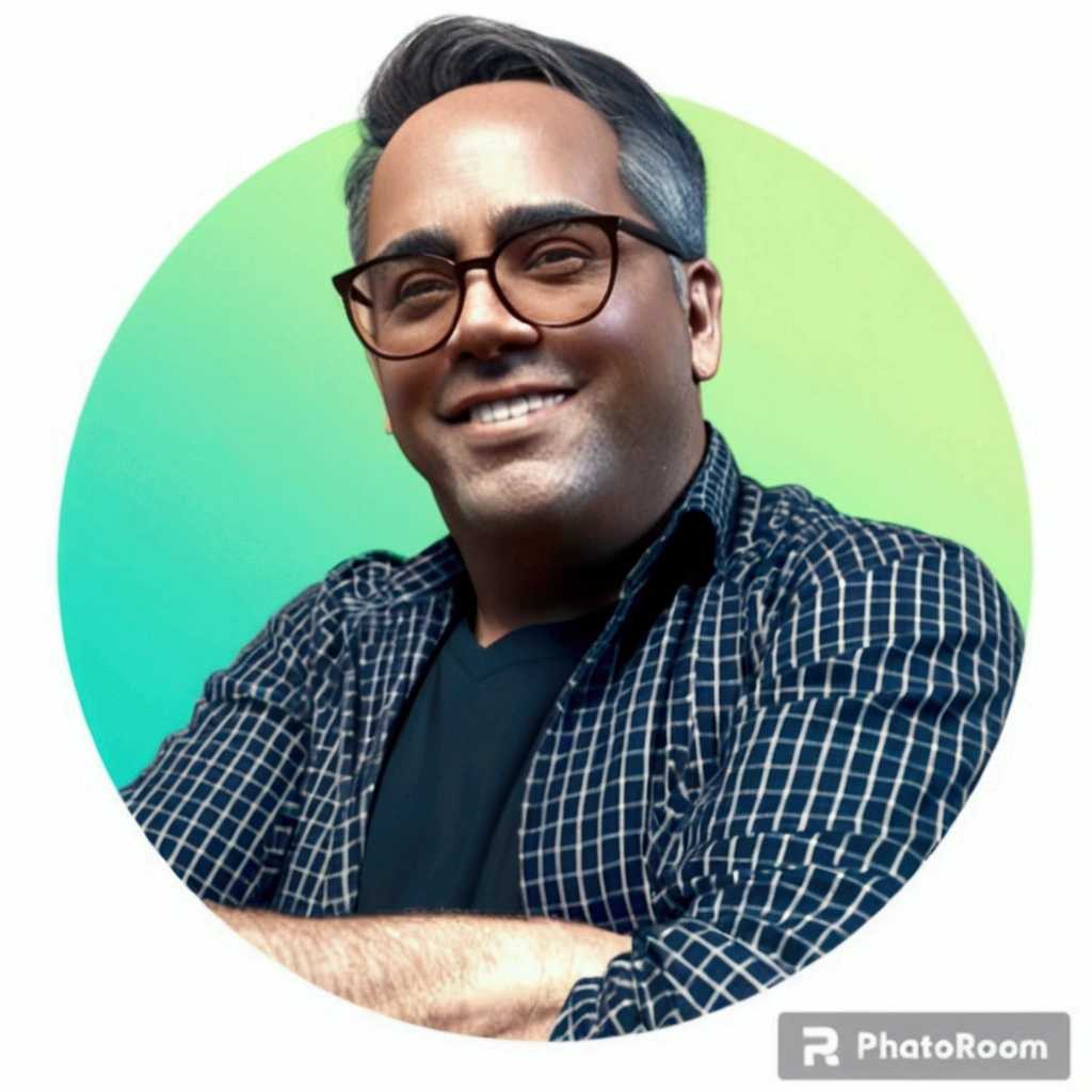 Cartoon character of a man in sunglasses and blue shirt, gray side hair, with small entries, brownish brown skin, Oval face, animation character, wearing a labcoat, stylized character, animation style rendering, 3d stylized, Arnold Maya rendering, Stylized 3D rendering, toon render screenshot, 3d character, 3d character, Stylized 3D rendering, 3D character rendering, cartoon character, Personagem de close up, character posing, (Pixar-style) (master part:1.2) (bokeh) (best qualityer) (skin detailed) (detailed texture) (8K) (Argilla) (cinematic lighting) (sharp focus