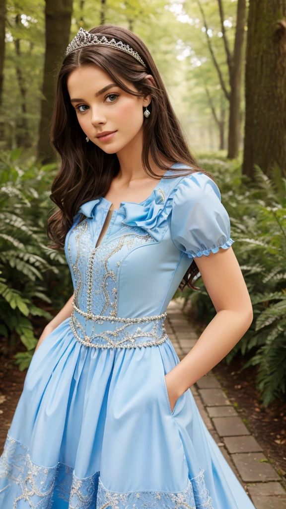 Princess dress with geourges model