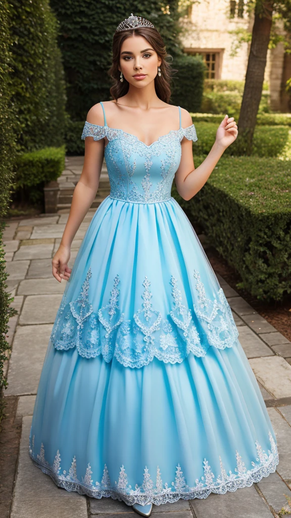Princess dress with geourges model