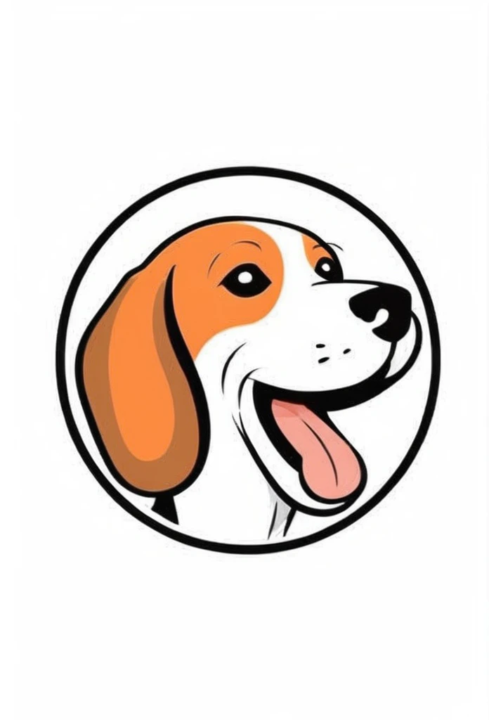 White background
Cute, beagle sticking out his tongue and laughing, next to it is the coffee cup logo of the cafe
A stylish logo for a dog cafe
Inside the circle logo, a cute beagle smiling with its tongue sticking out
a stylish coffee cup
Happy Logo
Cute Logo
chic and modern design
The logo uses only orange, white and black