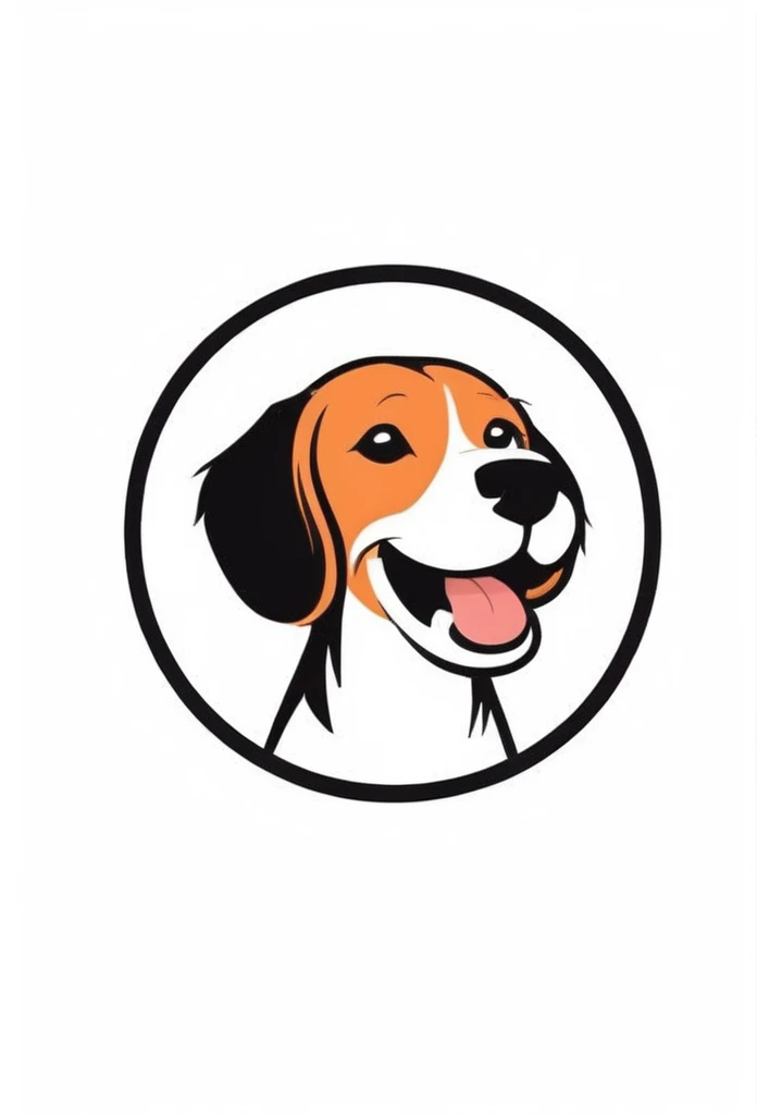 White background
Cute, beagle sticking out his tongue and laughing, next to it is the coffee cup logo of the cafe
A stylish logo for a dog cafe
Inside the circle logo, a cute beagle smiling with its tongue sticking out
a stylish coffee cup
Happy Logo
Cute Logo
chic and modern design
The logo uses only orange, white and black