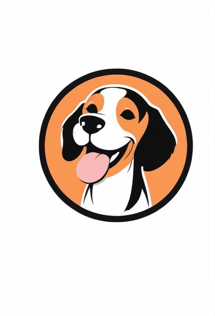 White background
Cute, beagle sticking out his tongue and laughing, next to it is the coffee cup logo of the cafe
A stylish logo for a dog cafe
Inside the circle logo, a cute beagle smiling with its tongue sticking out
a stylish coffee cup
Happy Logo
Cute Logo
chic and modern design
The logo uses only orange, white and black