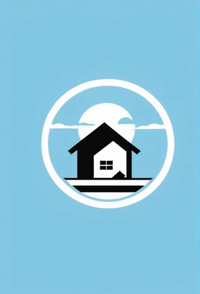 a stylish logo for the construction industry
Logo of a square container that is long next to a Japanese one-story house
Pretty cool
chic and modern design
With the beautiful light blue sky
A logo with a cool Japanese-style square container drawn inside a circle-shaped logo
The logo is monotone in black and white
The sky above the house is a beautiful light blue sky design
White background