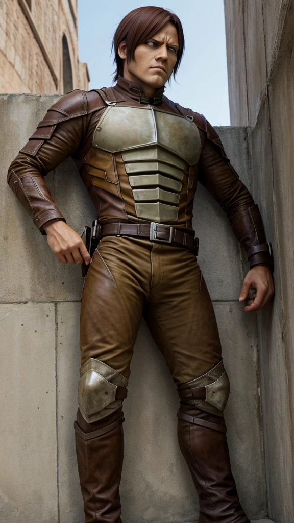 Collosial titan from attack on titan peeking from wall