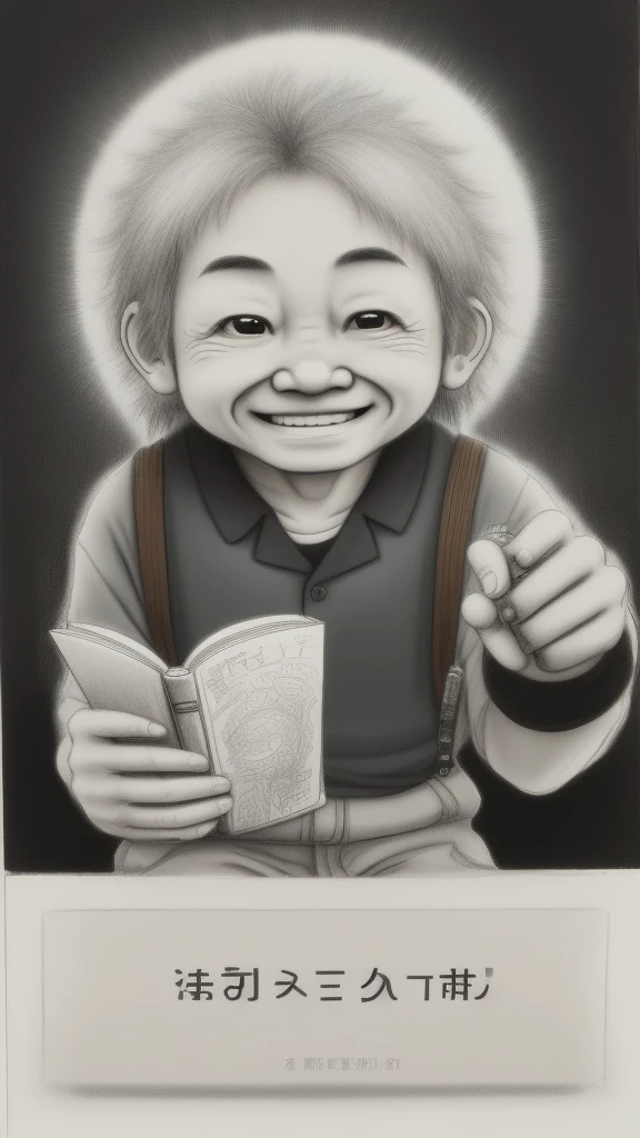 An old Asian man, about sixty years old, smiling, looking straight at the camera. he is sitting reading a book. In a cozy room with a fireplace behind it and a large glass window behind it is a beautiful gold mini moon, comic book style, 4k, uhd, octane rendering.
verybadimagenegative_v1.3, ng_deepnegative_v1_75t, (ugly face:0.8),cross-eyed,sketches, (worst quality:2), (low quality:2), (normal quality:2), lowres, normal quality, ((monochrome)), ((grayscale)), skin spots, acnes, skin blemishes, bad anatomy, 