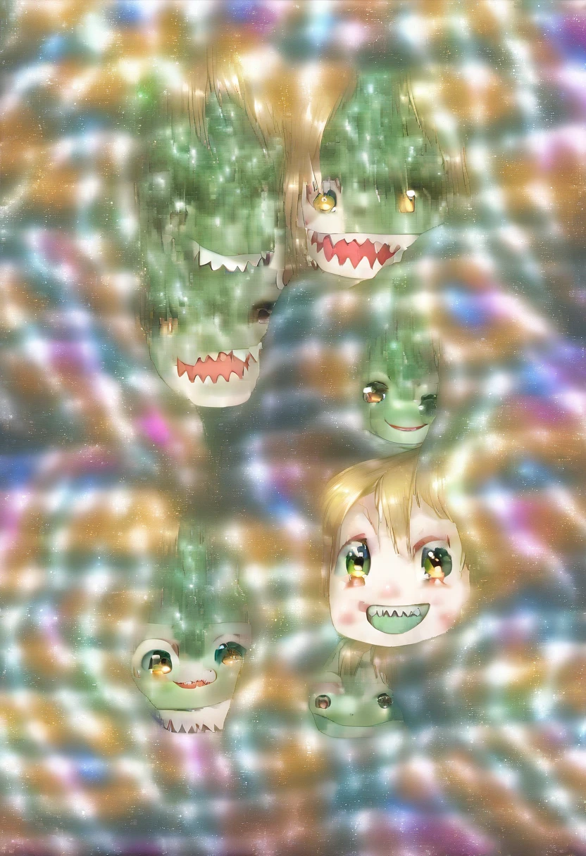 (loli:1.8), (little female child:1.8),(loli toddler:1.1),(green skin:1.6),(mini girl:1.7), (4 yo:1.1),small breasts,ultra cute face, face,happy,sharp teeth,saw teeth,golden eyes, beautiful eyes, detailed eyes, puffy eyes,
BREAK
(light green long straight hair:1.6),(hime cut:1.2),(deep green pointy ears:1.6),(green skin all over the body:1.4),(deep green hands:1.1),(deep green fingers:1.1),(deep green foot:1.3),
BREAK
elf ear,Handmade Anklet,Tribal Jewelry,Scrunchie, Bead Necklace,(Feather Earrings:0.8),wearing boots on feet, wearing lightgreen magical Girl Costumes,(magical effect:1.2), magic circle,colorful background,light particles,light sparkles,crystal light,powder light,dynamicpose,outstretched legs,sitting,
BREAK
(multi-layered flower shaped stained glass), (rose shaped stained glass),(music note effect fused with stained glass),(heart shaped Church windows),nature theme,(Giant stained glass leaf),(Multiple stained glass musical note),Atrium structure,ceiling,tiffany,dust particles,anime,stain glass inspired by leaf mark,nature background