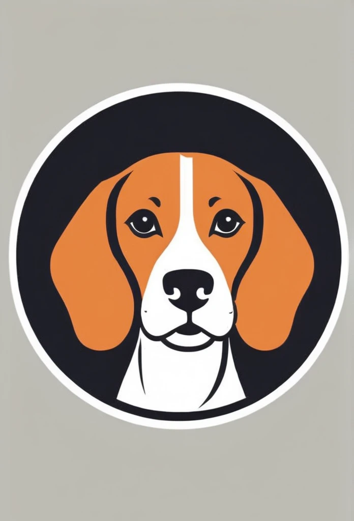 White background Coffee cup on the head of a beagle. The beagle's collar has a coffee cup cafe mark printed on it. Cute, the beagle is sticking out his tongue and laughing,
There's a coffee cup on the beagle's head
I'm on board.
a playful and cute logo
Beagles and Coffee Cups
A stylish logo for a dog cafe
Inside the circle logo, a cute beagle smiling with its tongue sticking out
a stylish coffee cup
Happy Logo
Cute Logo
chic and modern design
The logo uses only orange, white and black
