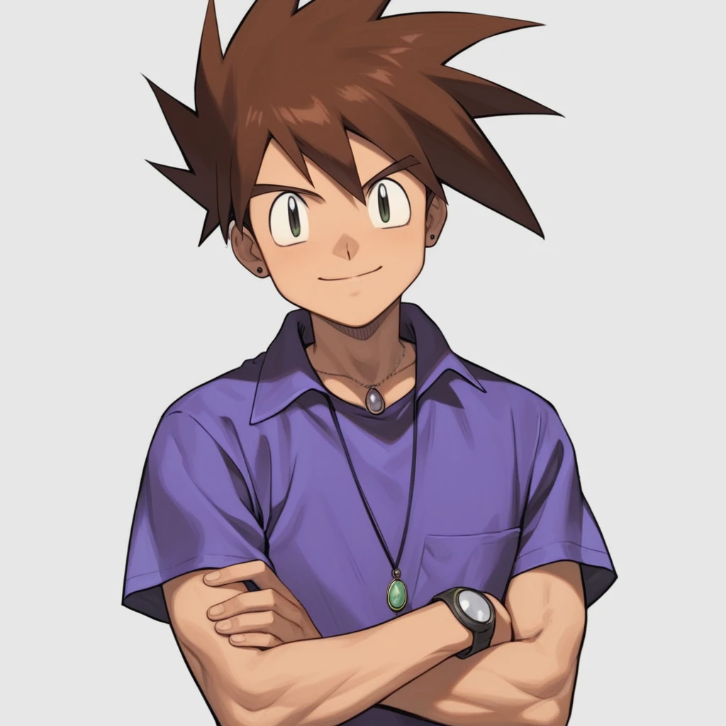 gary oak wearing sinnohoutfit