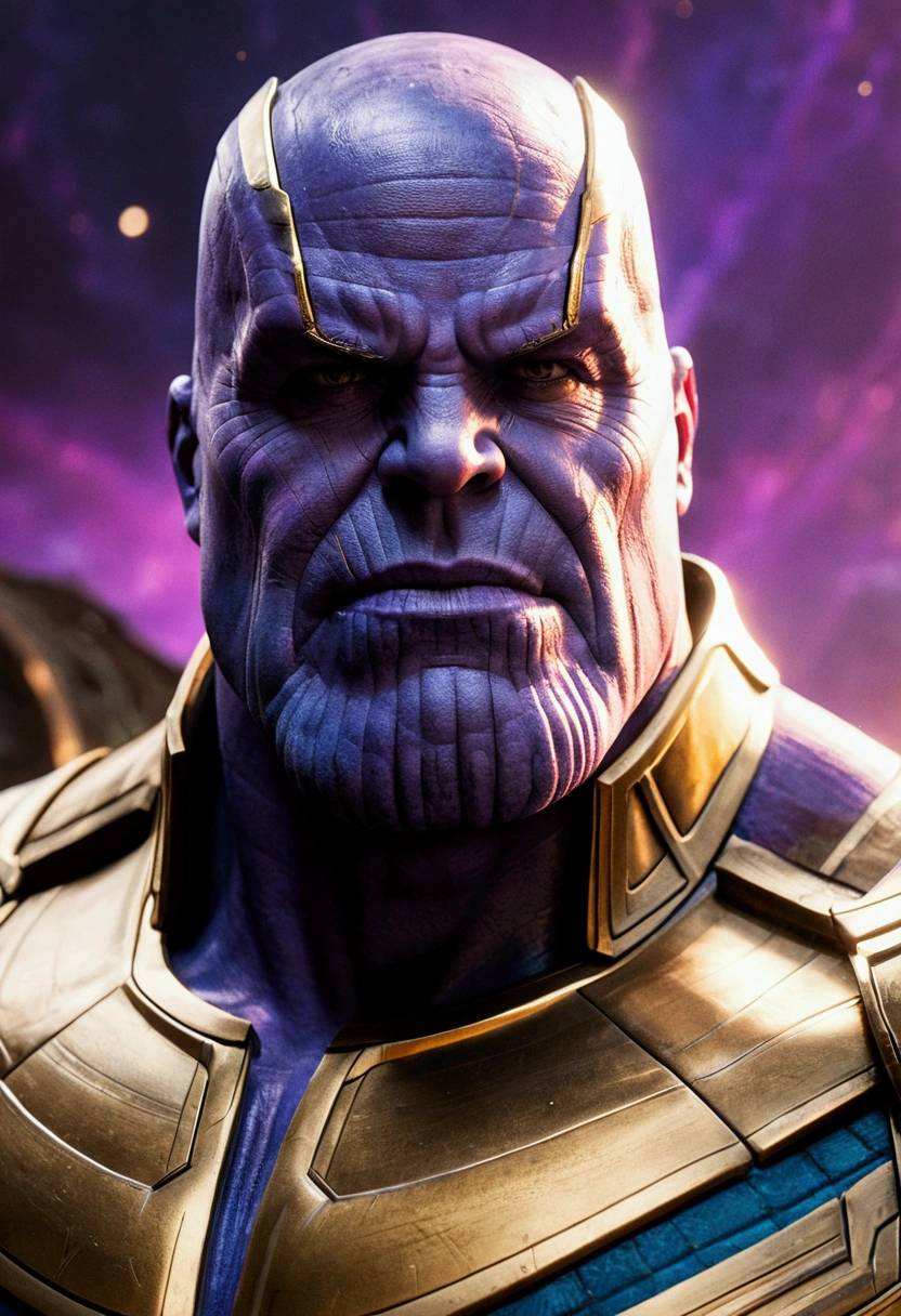 thanos, cinematic, futuristic, 8K