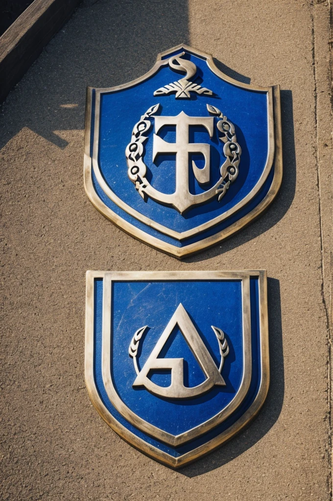 shield symbol for a town