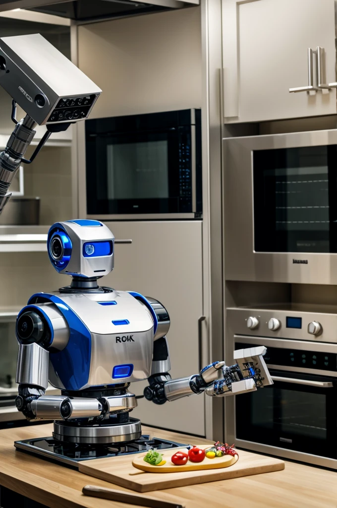 robot cook in the kitchen