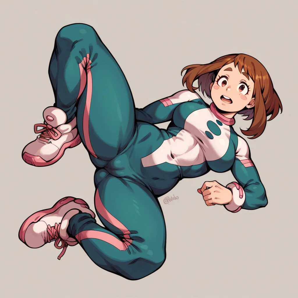 Conjoined, uraraka ochako, tracksuit