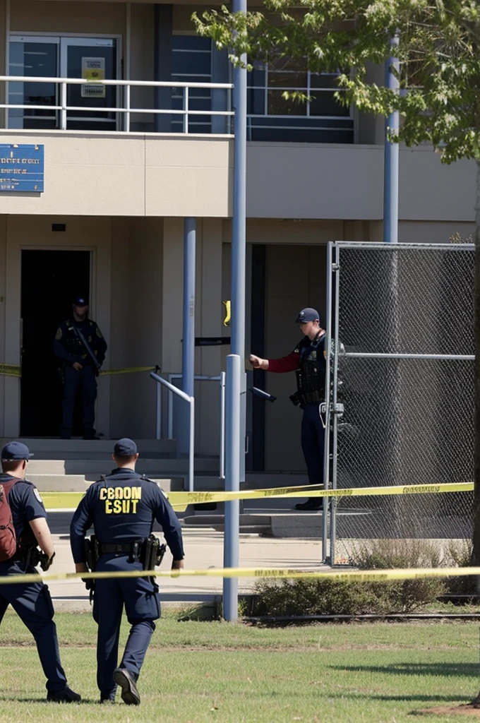 A former student entered the school armed and opened fire, leading to a lockdown.