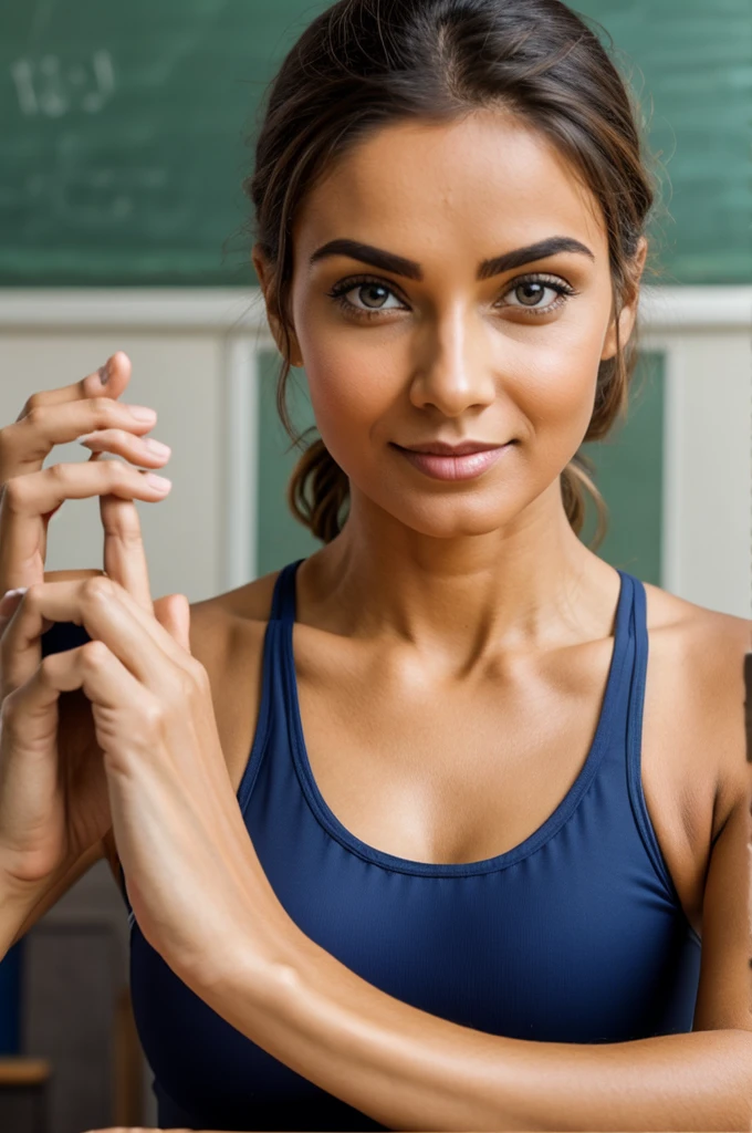 ((Yoga)), ((teacher man)), (divine), perfect face