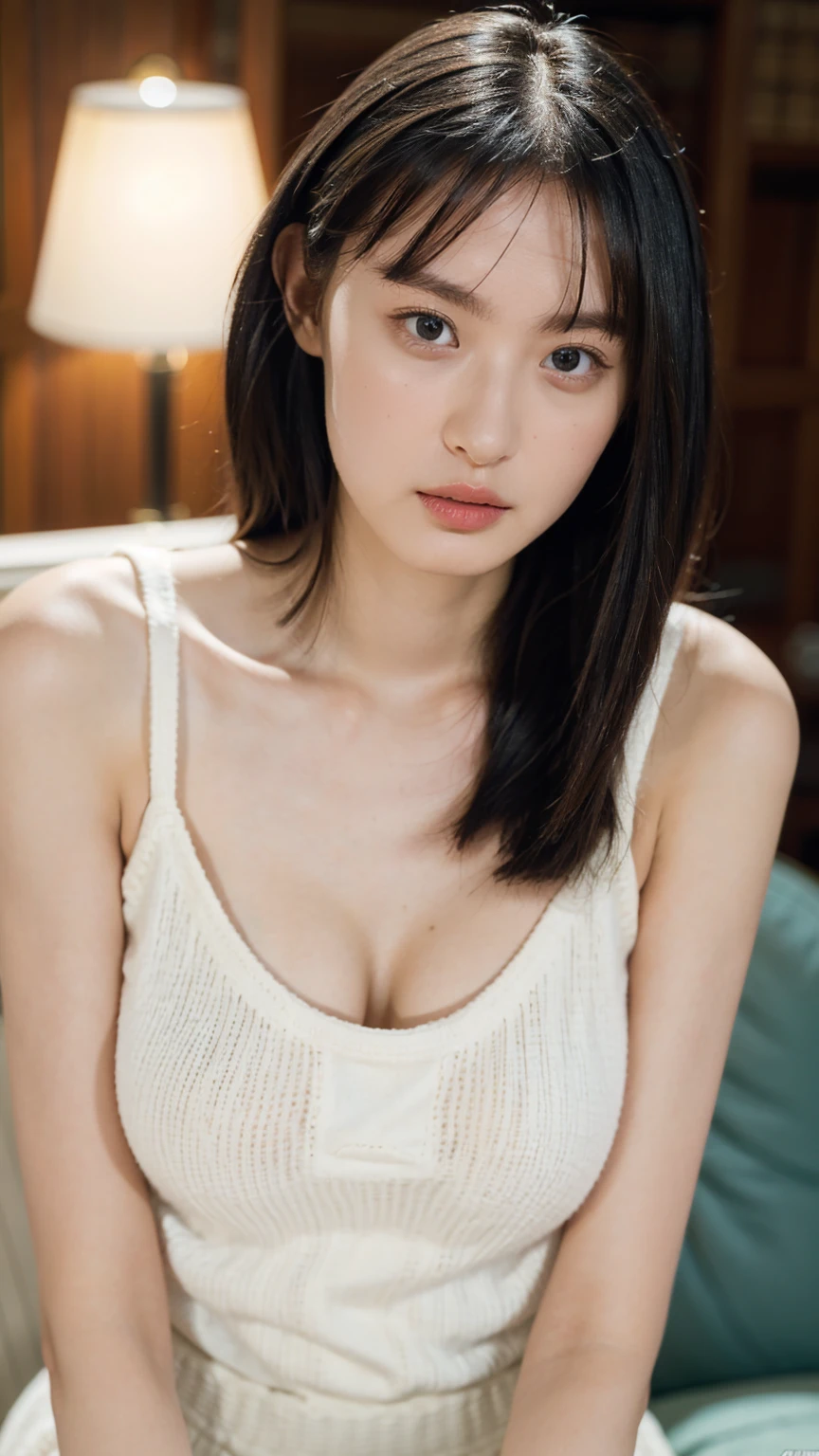 Close-up of a woman wearing white underwear, japanese model, beautiful asian girl, face of young cute asian man, in a luxurious hotel room, Cute girl - well-groomed face, white bra, beautiful asian woman, asian girl, beautiful korean woman, beautiful japanese girl face