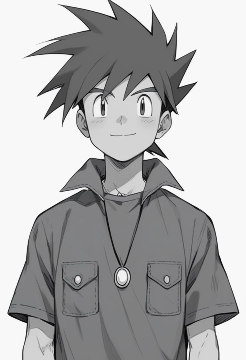 gary oak wearing sinnohoutfit