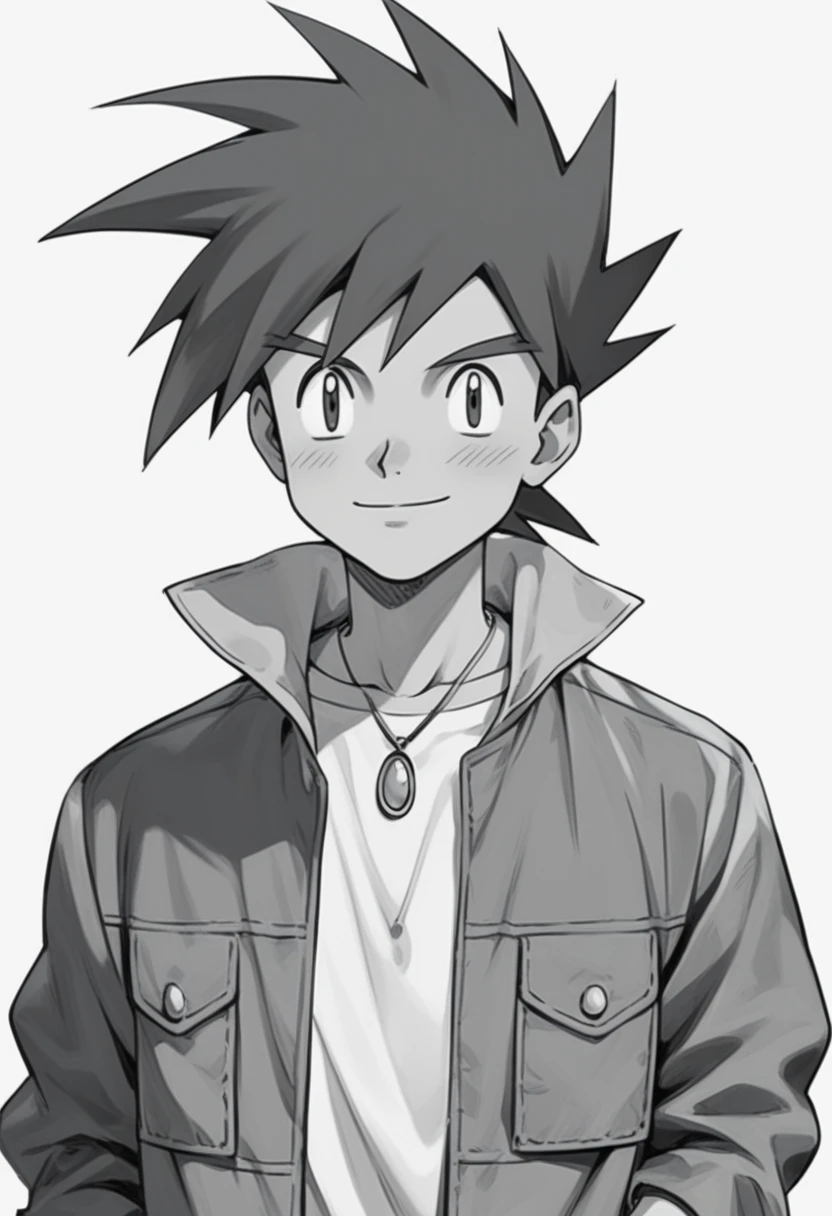 gary oak wearing sinnohoutfit