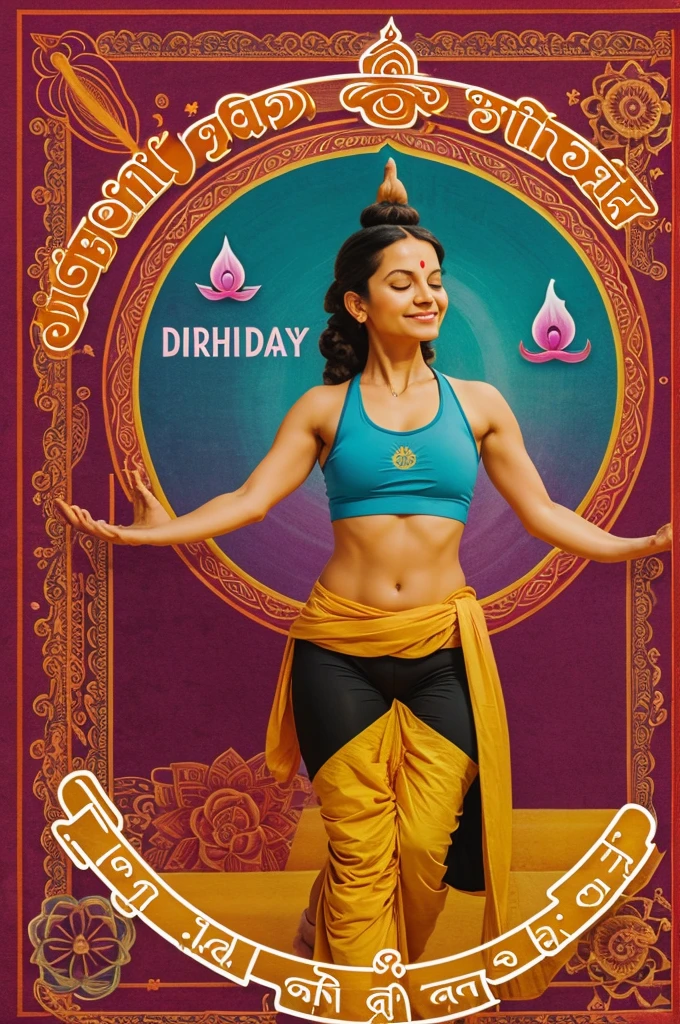 ((Yoga)), ((spiritual master)), (divine), happy Birthday
