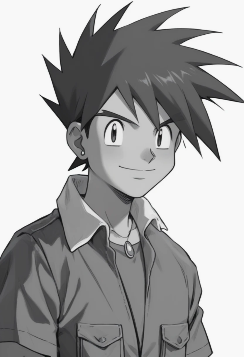 gary oak wearing sinnohoutfit