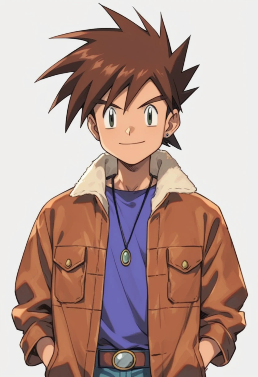 gary oak wearing sinnohoutfit