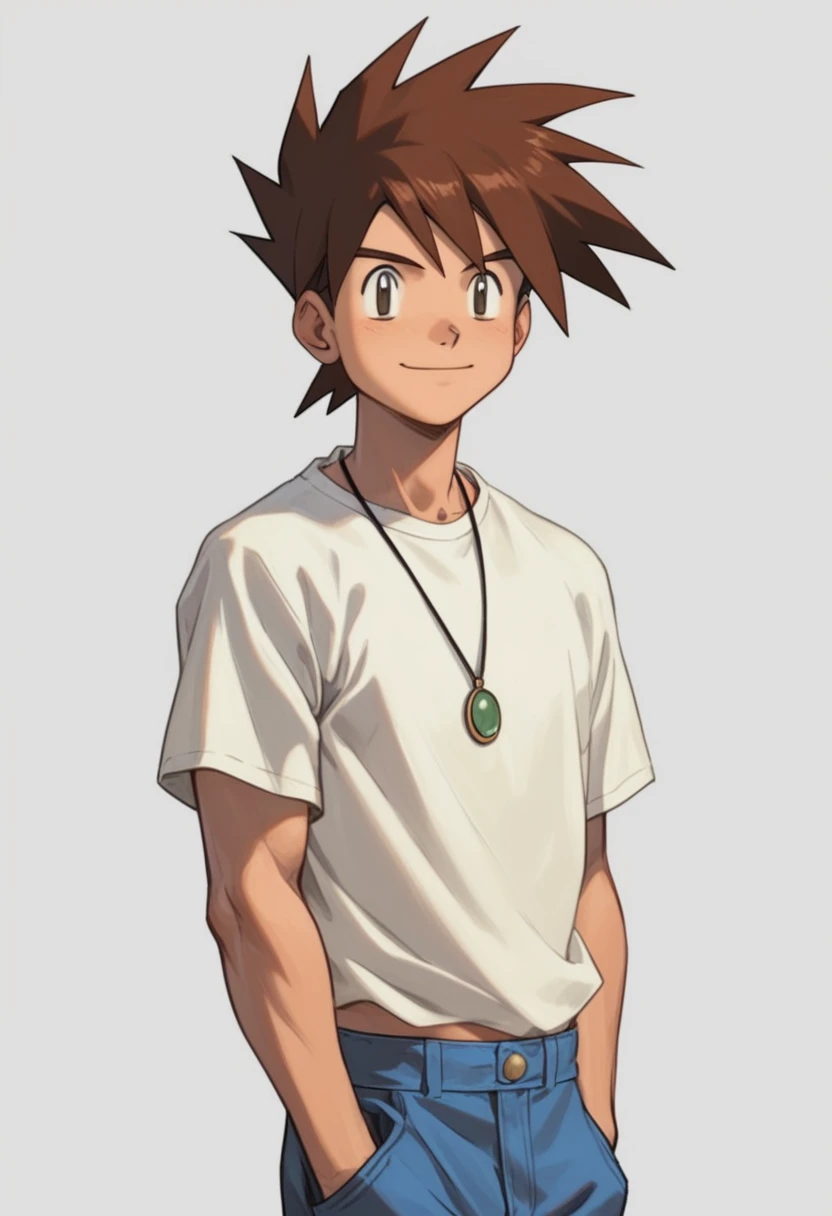 gary oak wearing sinnohoutfit