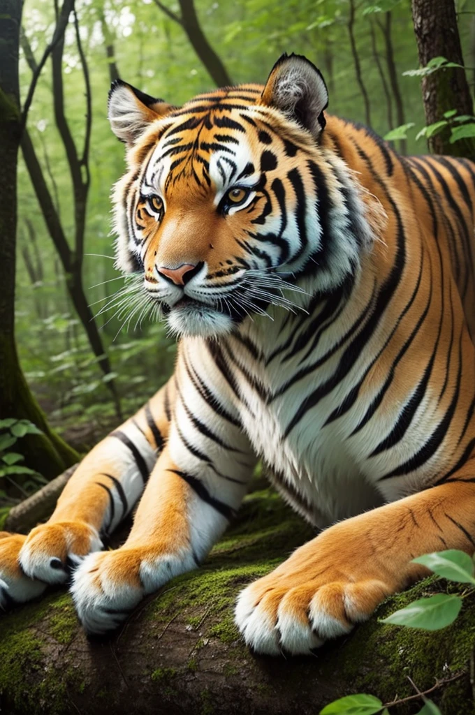 Beautiful tiger in the forest