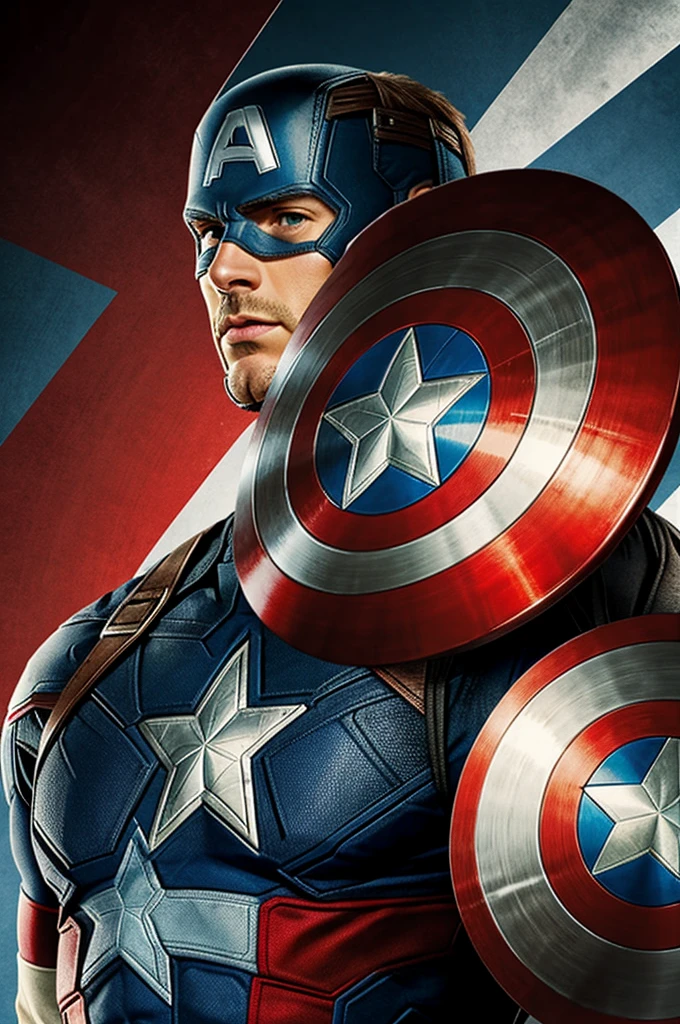 Cartoon Captain America