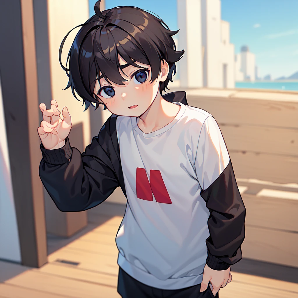 (8k, RAW Photo, Best Quality, Masterpiece:1.3),(Real,Photo:1.37),(Black Hair),Pose,1girl,Very Beautiful Face,Cute,(Small),(Put Your Hands Down))),Poggy Hairstyle,Random Expression,(White T-shirt),JK_style,(Track Shorts) ,Black Hair,(Age 19),Modest,Five Fingers,Normal Hands,Small Mouth,Straight Ha(ليس لابس شيء)
(عاري) (مفصخ)