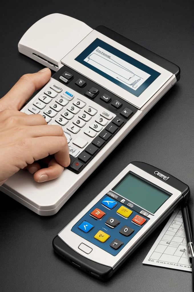 Cell phone ringing in detailed plan and chopped angle