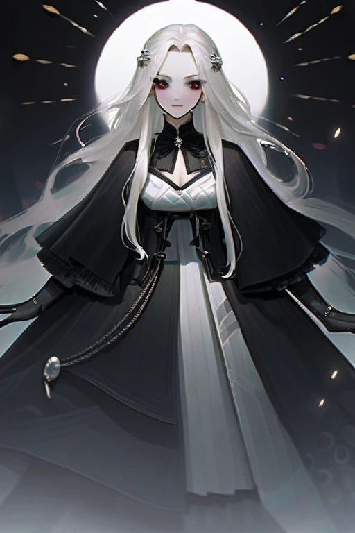((Лучшее качество)), ((шедевр)), (подробный), Vampire girl, white wolves