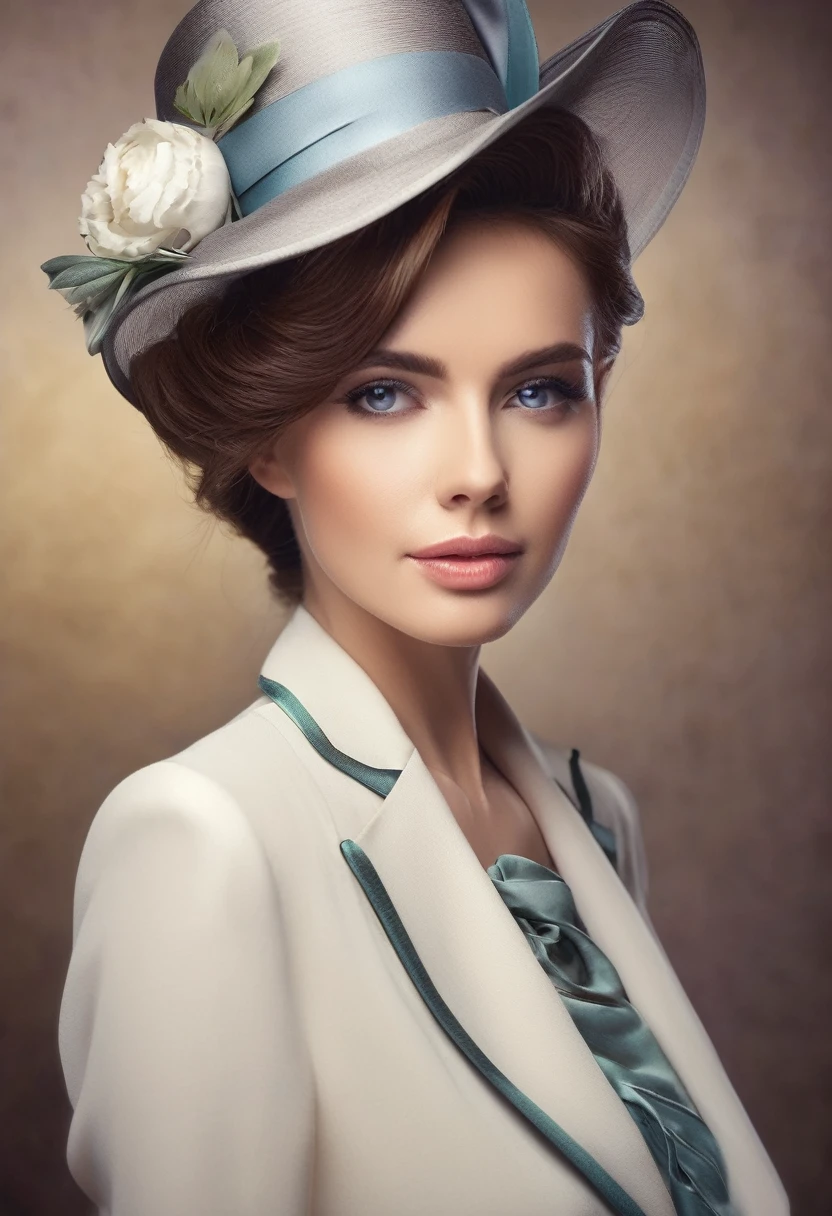Lovely young face,adult,Coquettish,mature,elegance,suit