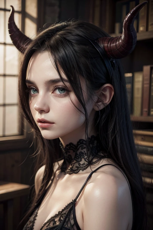 tiefling branca gotica lafina