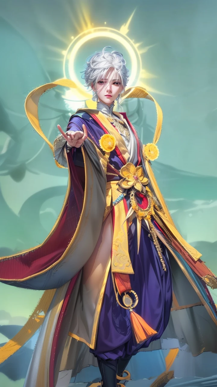 Best quality, masterpiece, ultra high res, 3D, (photorealistic:1.4), white hair, professional lightning, sharp focus, deep shadow, (extremely detailed CG unity 4k fhd wallpaper), 8k. 