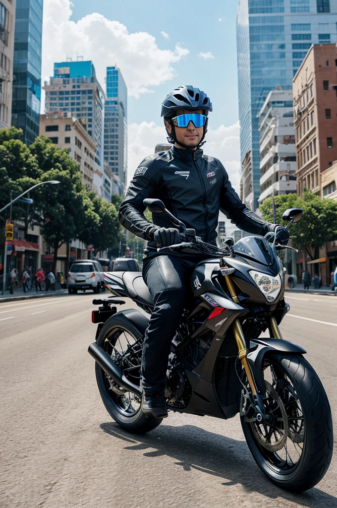 A rider 2030 super bike ride in citu