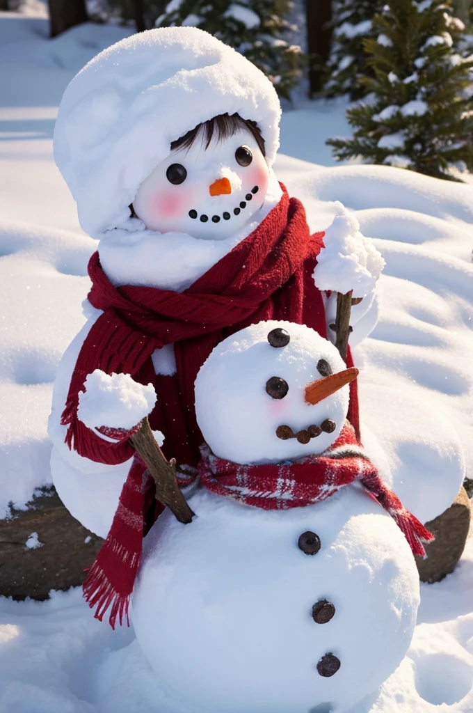A cute snowman