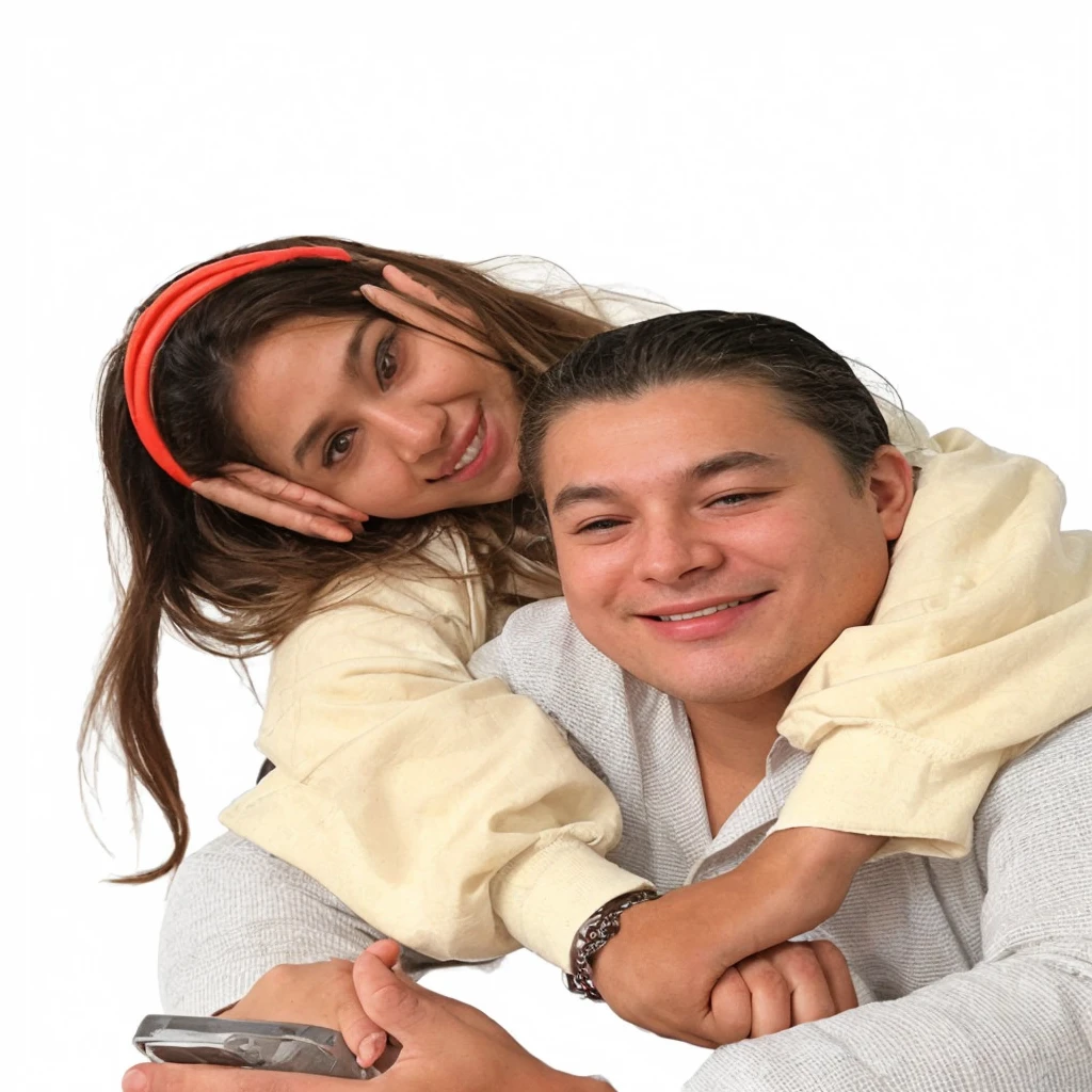 Father with daughter