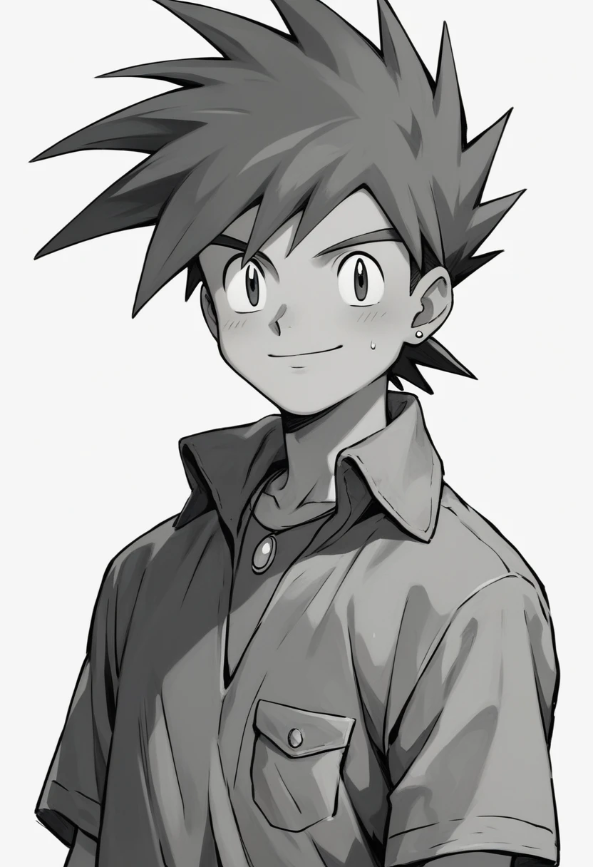gary oak wearing sinnohoutfit