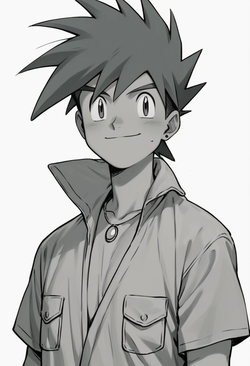 gary oak wearing sinnohoutfit