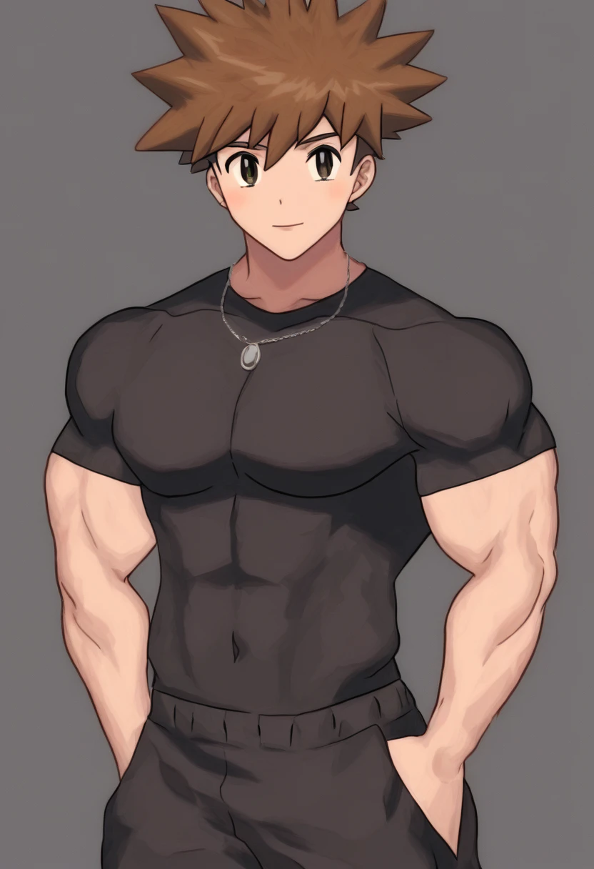 gary oak wearing sinnohoutfit